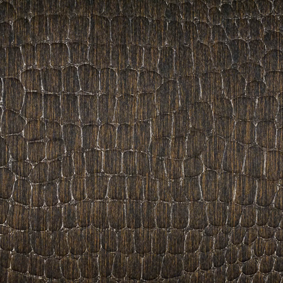 Le Gator Crocodile Black Wallpaper | Phillipe Romano