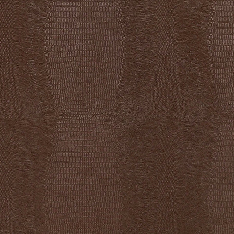 Crowley's Crocodile Animal Skin Emboss Walls - Brown Saddle