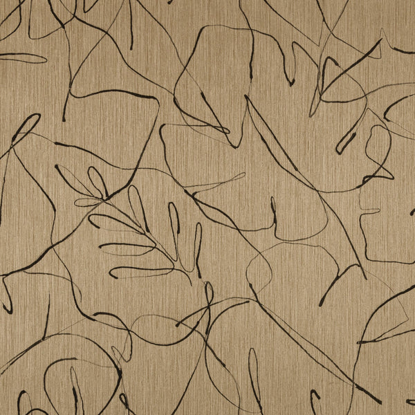 Imola Faded Java Brown Grasscloth Wallcovering | Fentucci