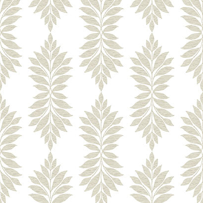 Catalina Cream Wallcovering | Jeffrey Stevens