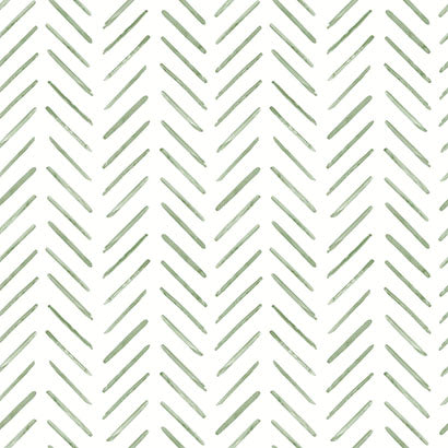Painted Herringbone Wallpaper | Jeffrey Stevens
