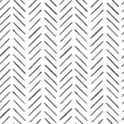Llandudno Charcoal Wallcovering | Jeffrey Stevens