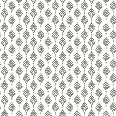 Fernandina Charcoal Wallcovering | Jeffrey Stevens