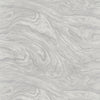 Waves Wallcoverings (cw10029) – Ivory and Grey | Thibaut