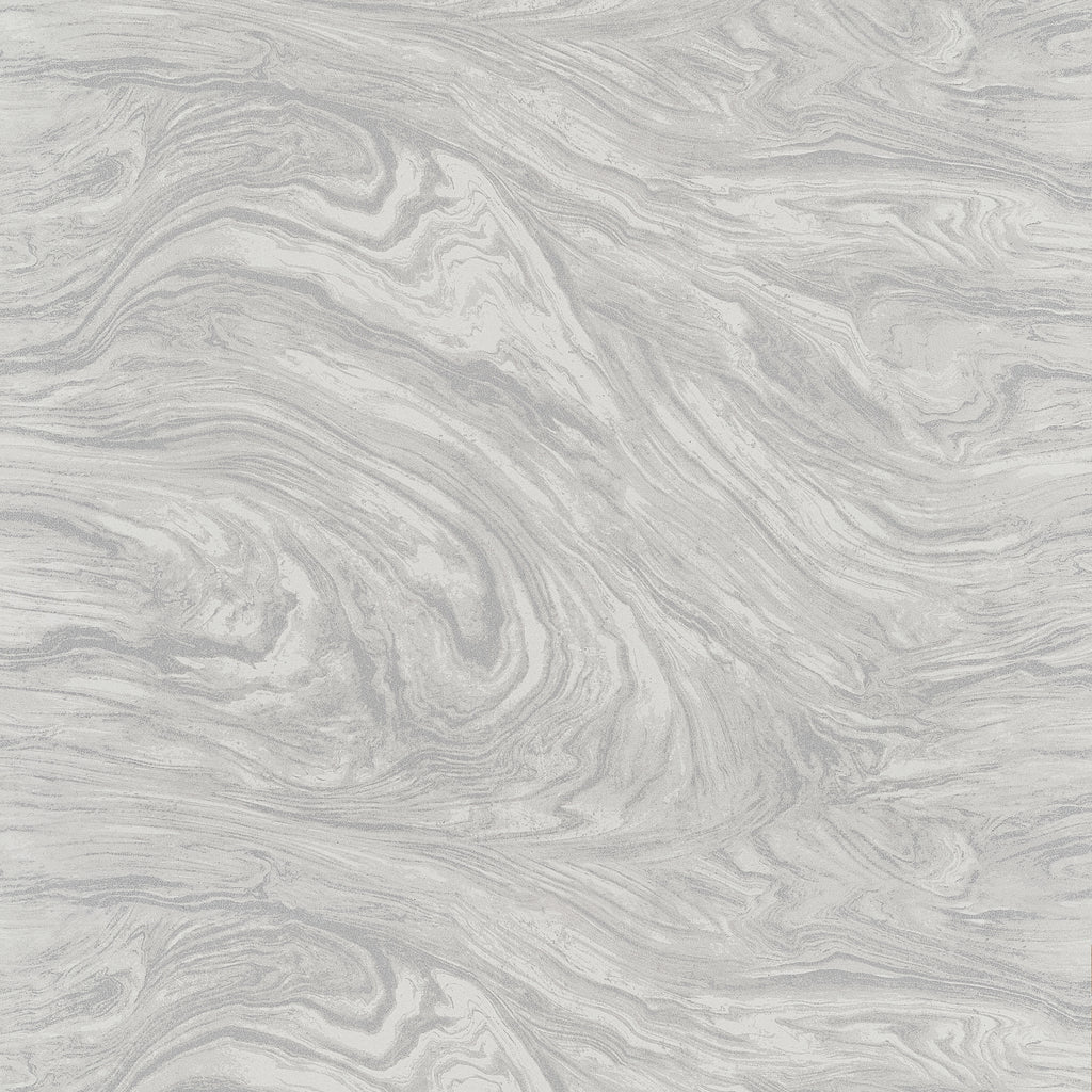 Waves Wallcoverings (cw10029) – Ivory and Grey | Thibaut