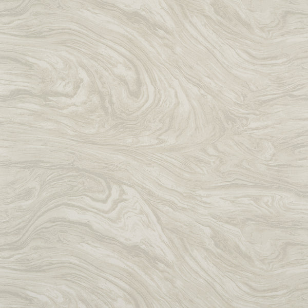 Waves Wallcoverings - Greige and Grey | Thibaut