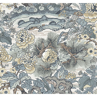 Dynasty Floral Branch Wallpaper | Jeffrey Stevens