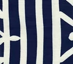 Navy on White Wallcoverings | Alan Campbell