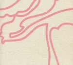 Soft Pink on Tan Linen