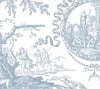 Chasse de Diane Toile, Bleu