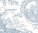 Chasse de Diane Toile, Bleu