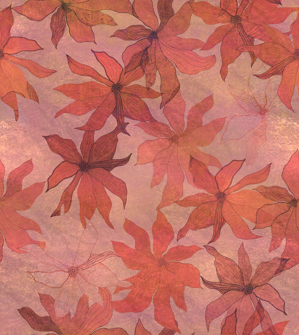 Clematis Maple | Poppy Print Studio Wallcovering