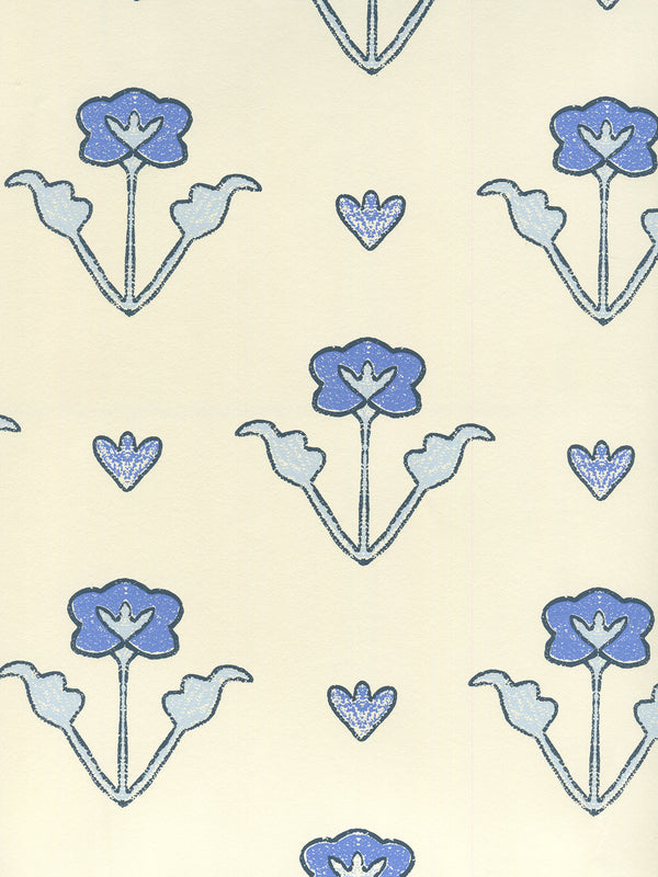 Clementine All Over Windsor Royal Navy on Off White Screen Printed | China Seas