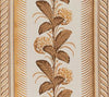 Climbing Hydrangea Fabric, Taupe on Light Tint