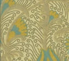 Multi Blue Yellow Taupe
