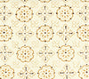 Crawford, Multi Taupe Brown on Cotton/Linen