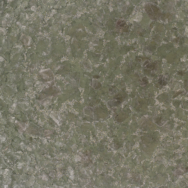 Crystalline Embellished Moss Agate Embellished Wallcovering | Vahallan