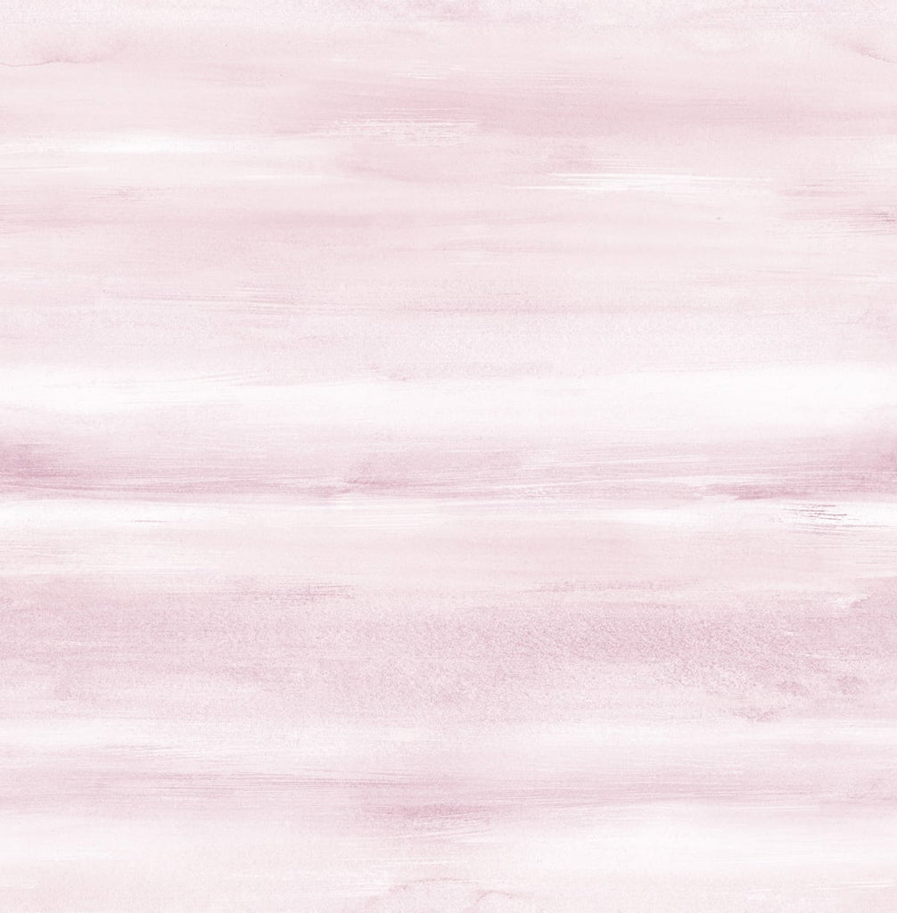 Malibu Watercolor Wallpaper - Contemporary Kids & Nursery - Blush | Malibu Wallpaper