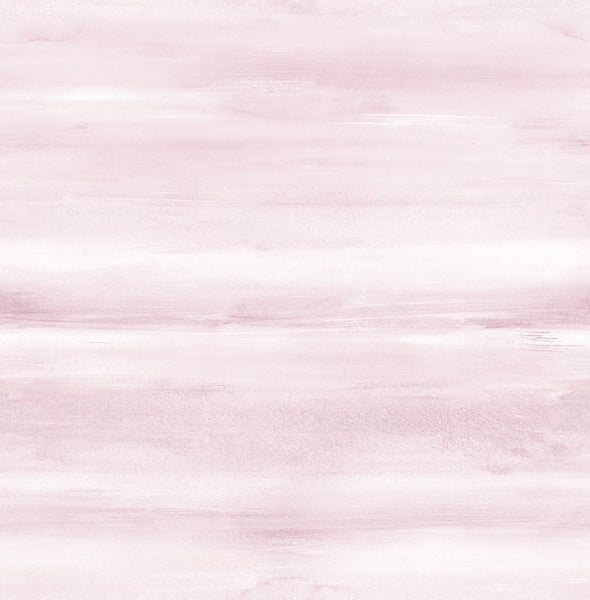Malibu Watercolor Wallpaper - Contemporary Kids & Nursery - Blush | Malibu Wallpaper