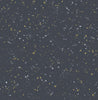 Malibu Paint Splatter Wallpaper - Contemporary Kids & Nursery - Midnight Blue and Metallic Gold | Malibu Wallpaper