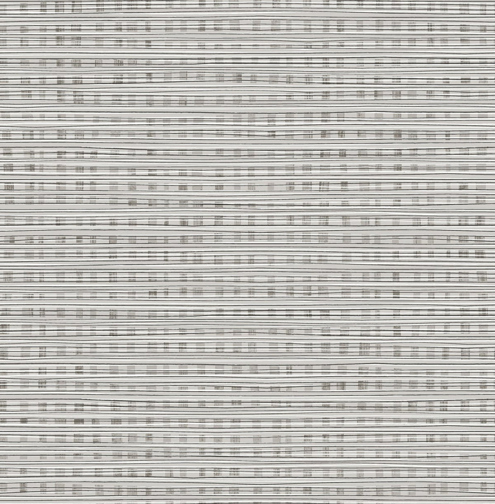 Malibu Weave Wallpaper - Contemporary Kids & Nursery - Charcoal | Malibu Wallpaper