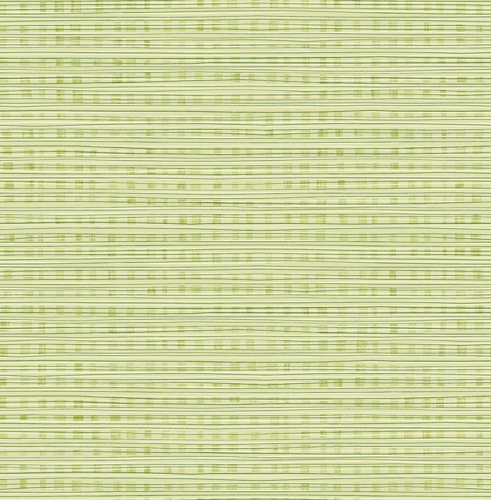 Malibu Weave Wallpaper - Contemporary Kids & Nursery - Green Apple | Malibu Wallpaper