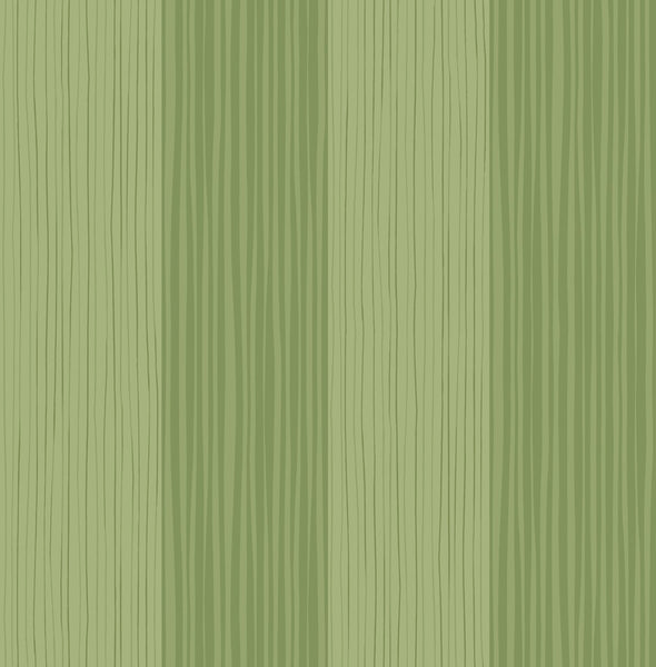 Malibu Stripes Wallpaper - Contemporary Kids & Nursery - Lime Green | Malibu Wallpaper