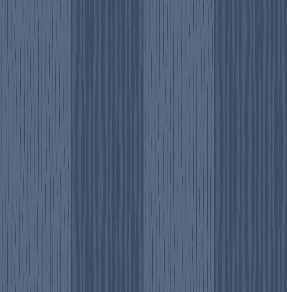 Malibu Stripes Wallpaper - Contemporary Kids & Nursery - Navy | Malibu Wallpaper