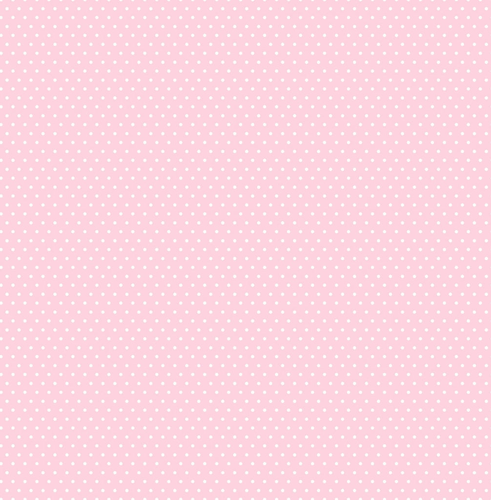 Malibu Polka Dot Wallpaper - Contemporary Kids & Nursery - Blush | Malibu Wallpaper