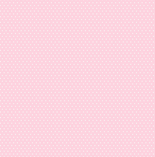 Malibu Polka Dot Wallpaper - Contemporary Kids & Nursery - Blush | Malibu Wallpaper
