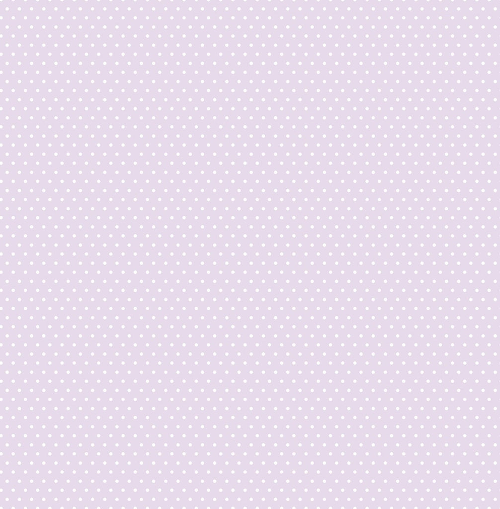 Malibu Polka Dot Wallpaper - Contemporary Kids & Nursery - Lilac | Malibu Wallpaper