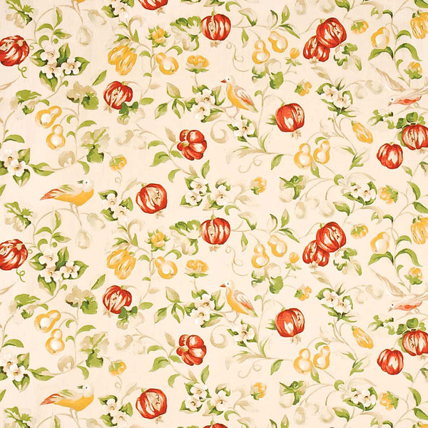 Pear & Pomegranate Lemon/Vermillion | Sanderson