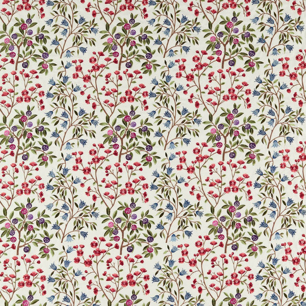 Foraging Embroidery Meadow Violet | Sanderson