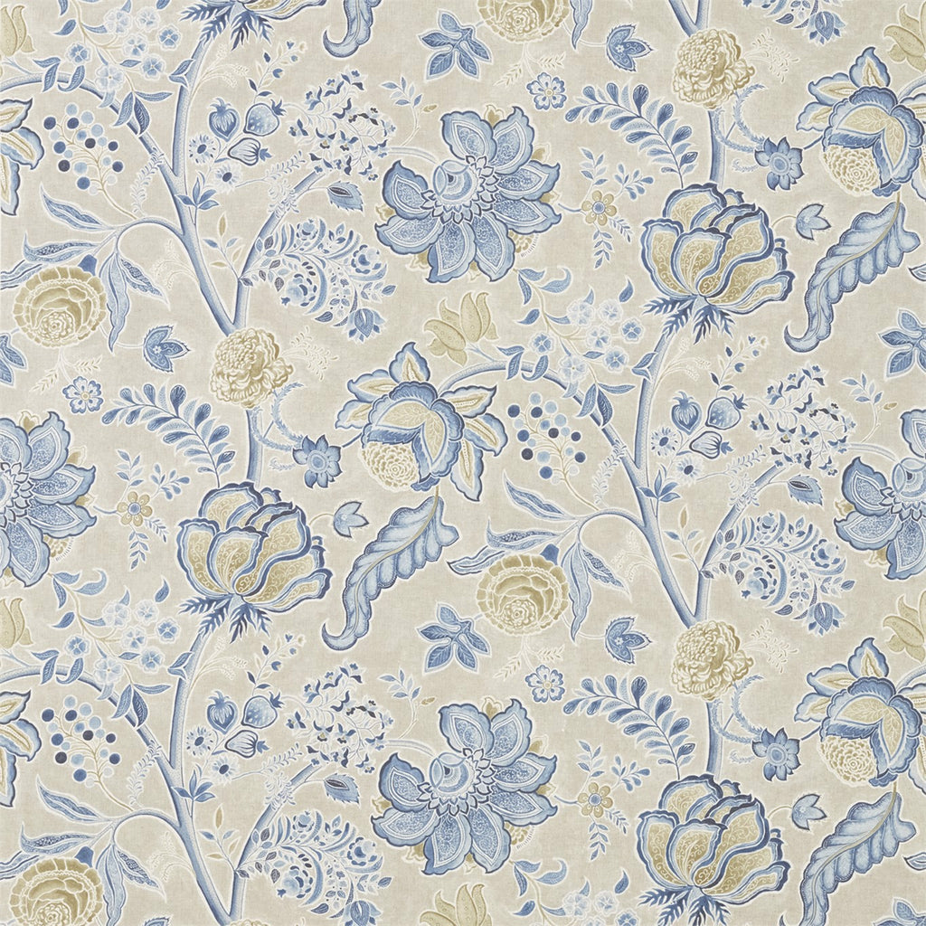 Paisley Circles Blue | Sanderson detail 2