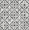 Malibu PS Sorento Tile Contemporary Tile - Black | Peel and Stick Removable Wallpaper