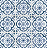 Malibu PS Sorento Tile Contemporary Tile - Navy | Peel and Stick Removable Wallpaper