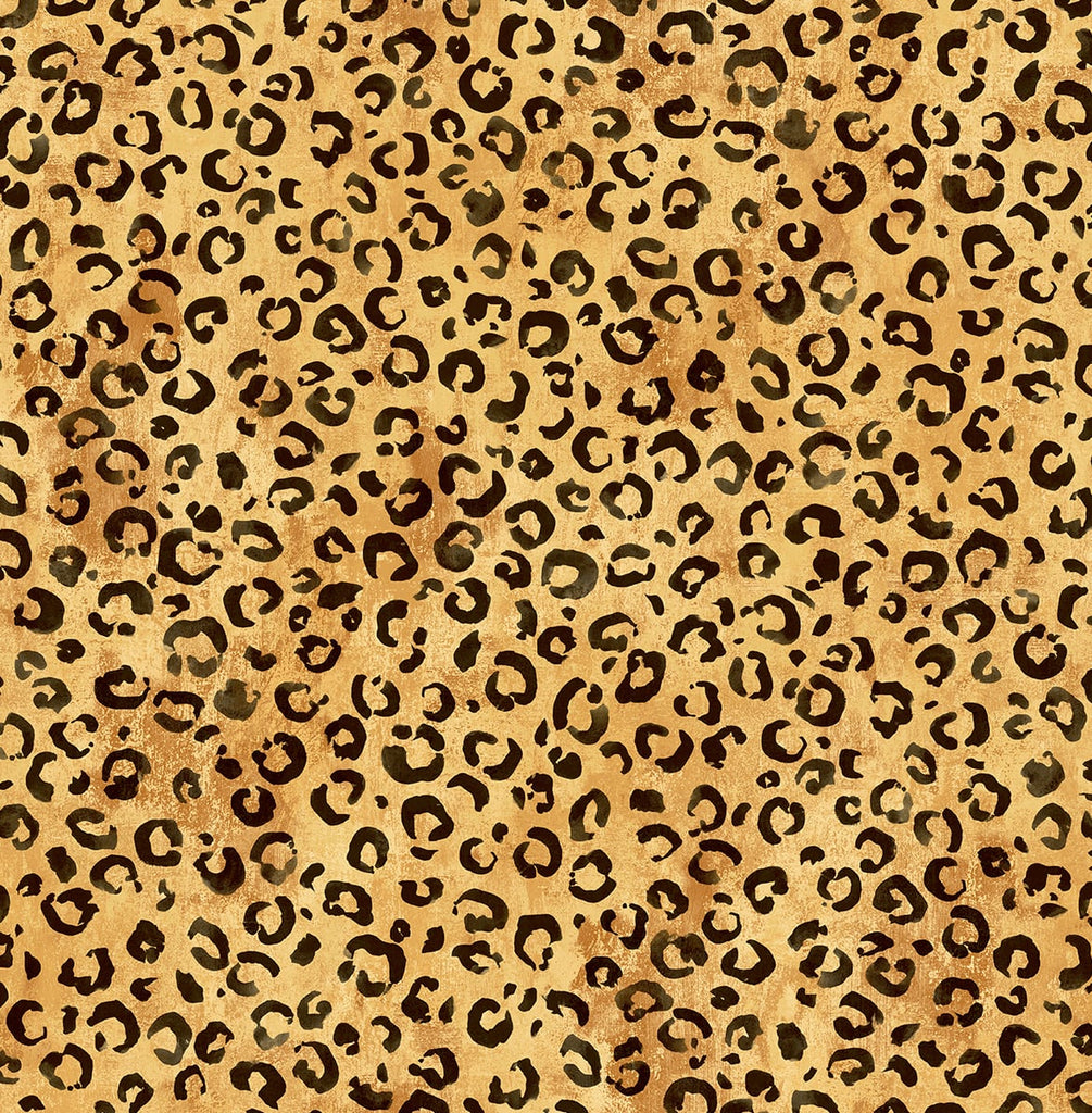 Malibu PS Classic Leopard Contemporary Animal Print - Natural Tan | Peel and Stick Removable Wallpaper