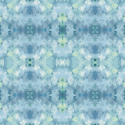 Kaleidoscope Contemporary Abstract - Blue | Architectural Wallcoverings