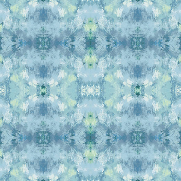 Kaleidoscope Contemporary Abstract - Blue | Architectural Wallcoverings