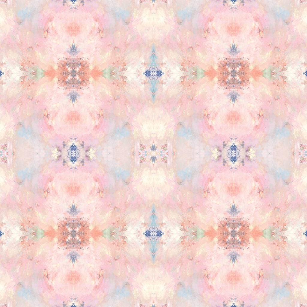 Malibu Kaleidoscope Wallpaper - Contemporary Abstract - Pink | Malibu Wallpaper
