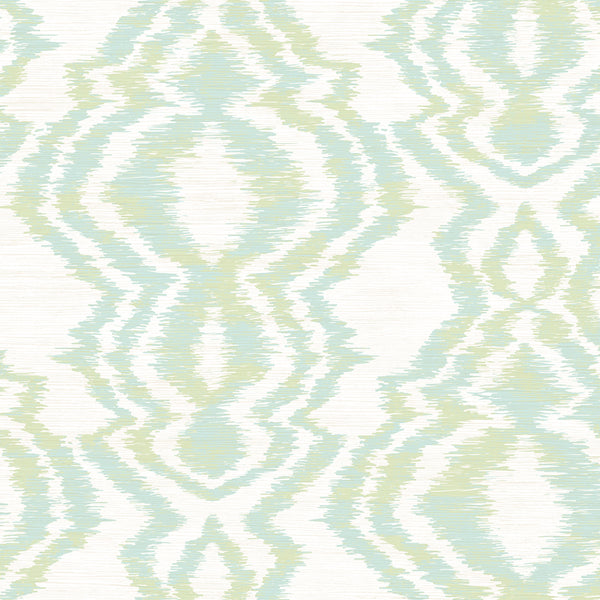 Malibu Moirella Wallpaper - Contemporary Abstract - Chartreuse | Malibu Wallpaper