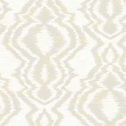 Moirella Contemporary Abstract - Taupe | Architectural Wallcoverings