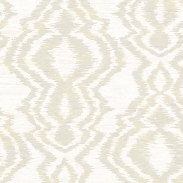 Moirella Contemporary Abstract - Taupe | Architectural Wallcoverings