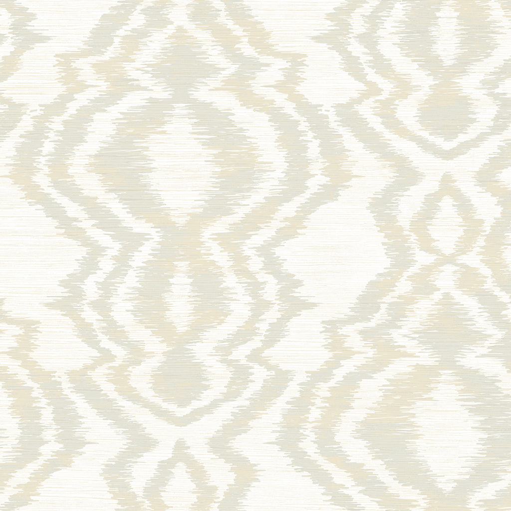Malibu Moirella Wallpaper - Contemporary Abstract - Taupe | Malibu Wallpaper