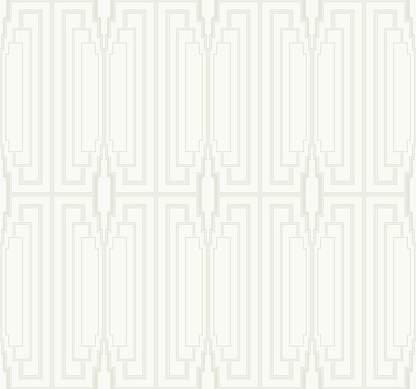 Malibu Manhattan Wallpaper - Contemporary Geometric - Pearlescent | Malibu Wallpaper