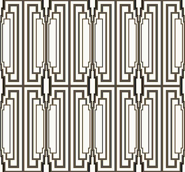 Malibu Manhattan Wallpaper - Contemporary Geometric - Contrasto | Malibu Wallpaper