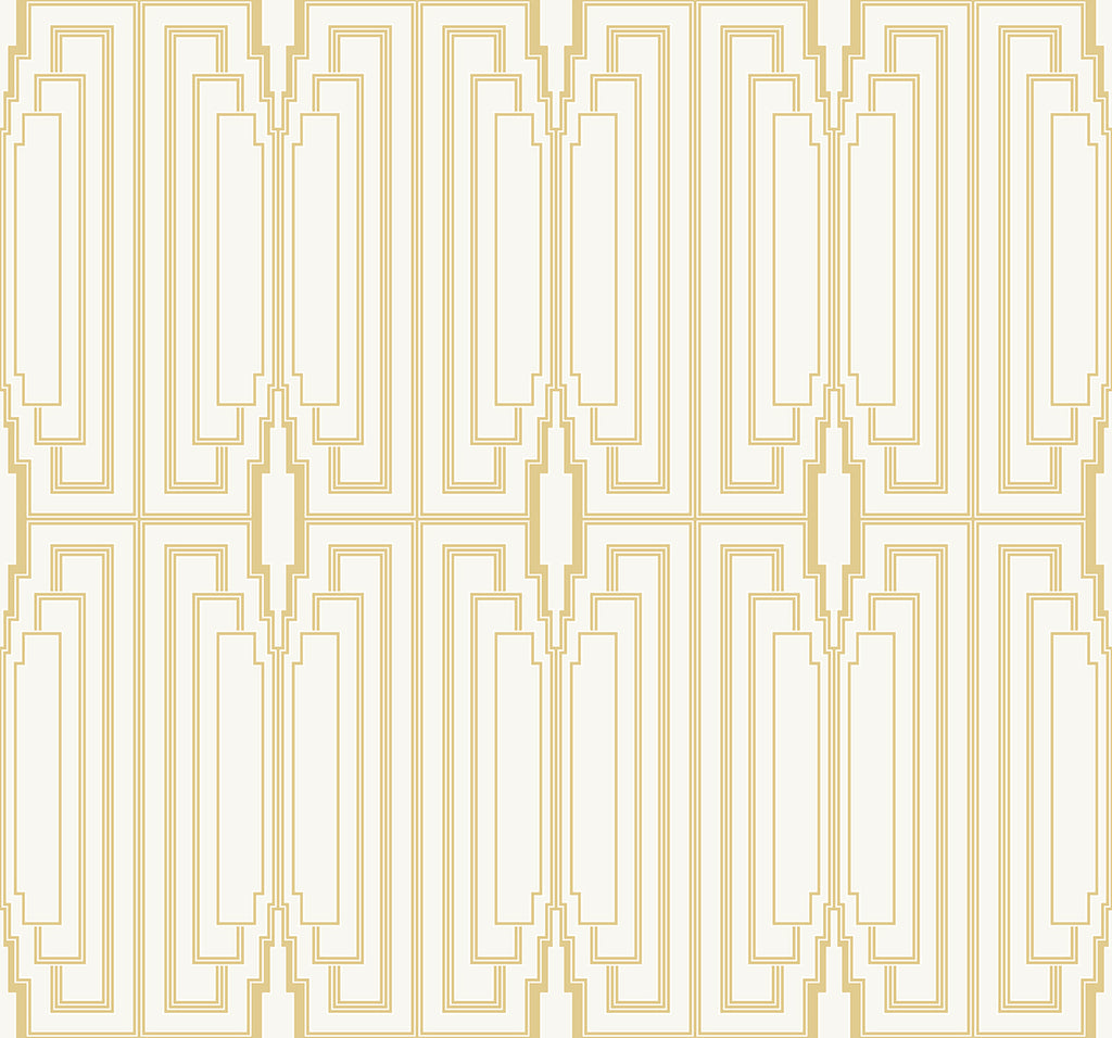 Malibu Manhattan Wallpaper - Contemporary Geometric - Golden Gate | Malibu Wallpaper