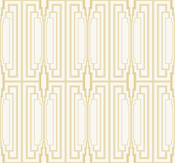 Malibu Manhattan Wallpaper - Contemporary Geometric - Golden Gate | Malibu Wallpaper