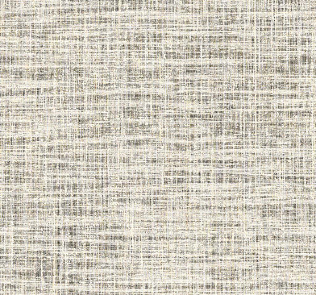 Fentucci Soho Linen Wallpaper - Contemporary Linen - Lunar | Malibu Wallpaper
