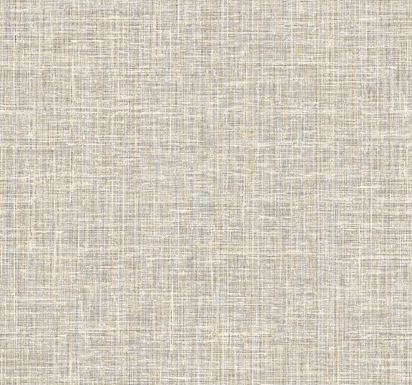 Fentucci Soho Linen Wallpaper - Contemporary Linen - Lunar | Malibu Wallpaper